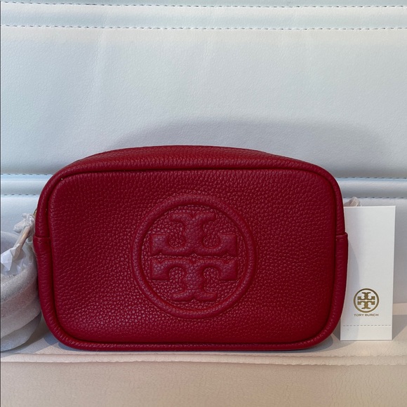 Tory Burch Handbags - NWT Tory Burch Red Leather Camera Crossbody Bag
